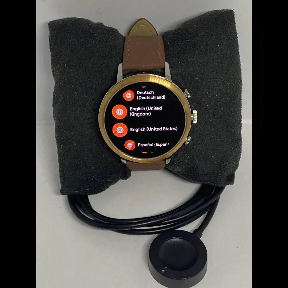 Fossil Gen 4 Authentic Digital Dial Smart Watch Custom Band FTW6016 AB502